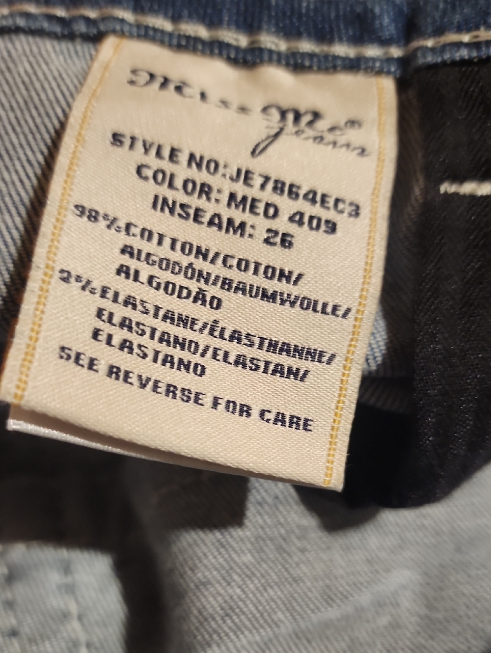 Miss Me Easy Cropped Jeans NWOT Size 31 - Picture 14 of 14